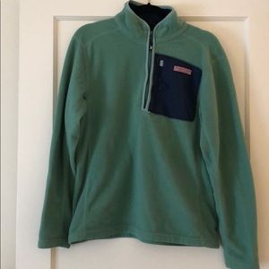 Vineyard vines green fleece